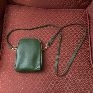 faux leather crossbody bag